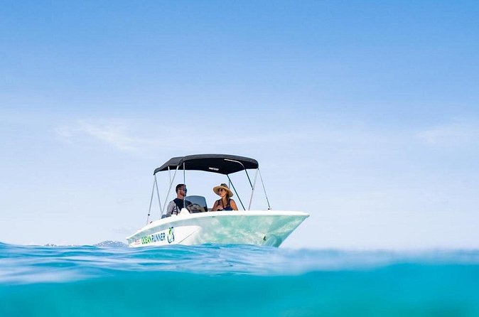 16 Boston Whaler Bareboat Rental (Seats up to 5 people) - Waterlemon Cay and the reef stops