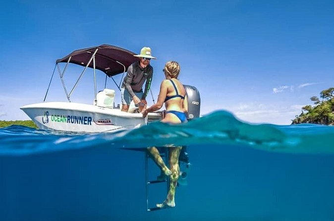 16 Boston Whaler Bareboat Rental (Seats up to 5 people) - What the $492.90 price really buys