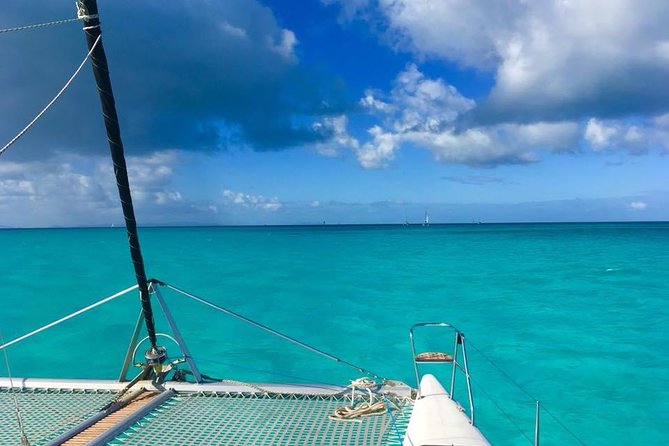 50' Luxury Yacht. Private Full or Half Day Catamaran Snorkel, & Beach Experience - Trunk Bay and Maho Bay, with an important warning