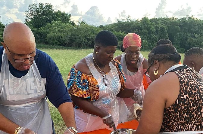 A Morning Cultural Experience Through Food Cooking Class St. Croix - Crab and rice starts the meal