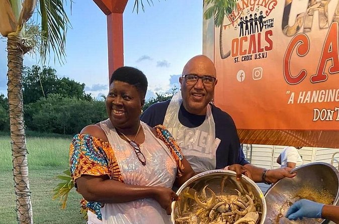 A Morning Cultural Experience Through Food Cooking Class St. Croix - Crab entrée and gooseberry dessert