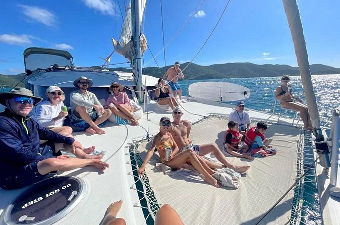 Catamaran Sail to Jost Van Dyke (Soggy Dollar Bar) - Breakfast, Mimosas, and the Open Boat Bar