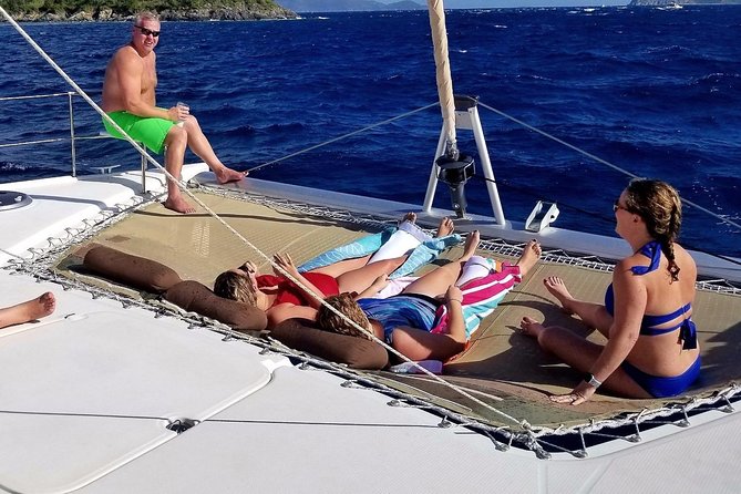 Catamaran Sail to Jost Van Dyke (Soggy Dollar Bar) - White Bay and the Soggy Dollar Bar