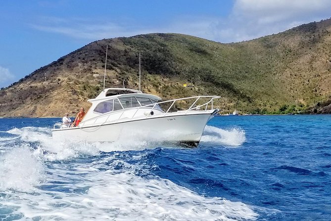 Circle the Island of St. John | Lunch stop at Lime Out (Taco Boat) - Cruising past St. John’s North Shore beaches