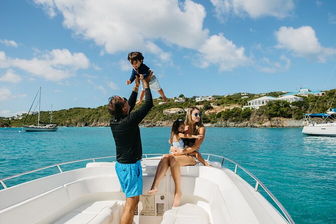 Full Day Private Boat Charter to the British Virgin Island - Starting from St. Thomas at 8 a.m.