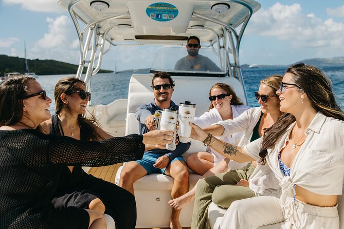 Full Day Private Boat Charter to the British Virgin Island - Jost Van Dyke: beach bars and Painkillers