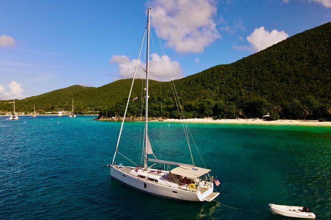 Full Day Sail with Max Charters - Sailing toward St. John and the quieter water