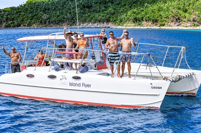 Full or Half Day Private Power Catamaran- USVI Beach and Snorkel - What the $995 price really means
