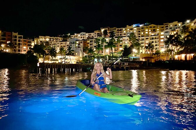 Glow Boats LED Night Kayak from Marriott Frenchman's Cove - Meeting at Marriott Frenchman’s Cove Dock