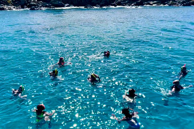 Half Day Luxury Catamaran Turtle Snorkel And Beach - Leaving Yacht Haven Grande for St. Thomas’s south coast