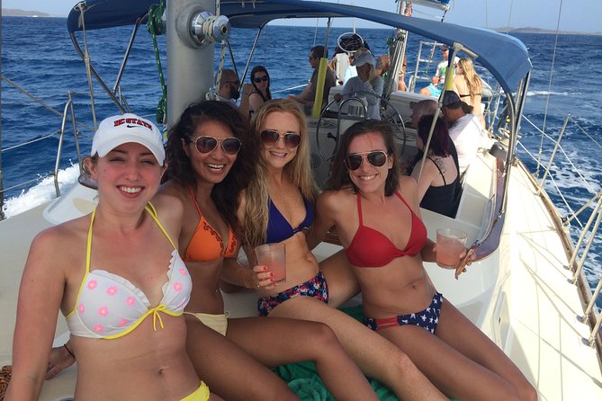 Half Day Sail and Snorkel with the Turtles - Sailing out of Charlotte Amalie Harbor