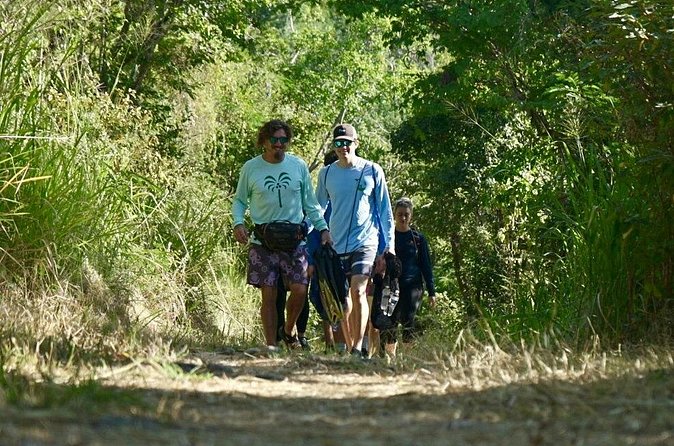 Honeymoon Beach Eco Hike and Snorkel - Snorkeling from shore with included gear