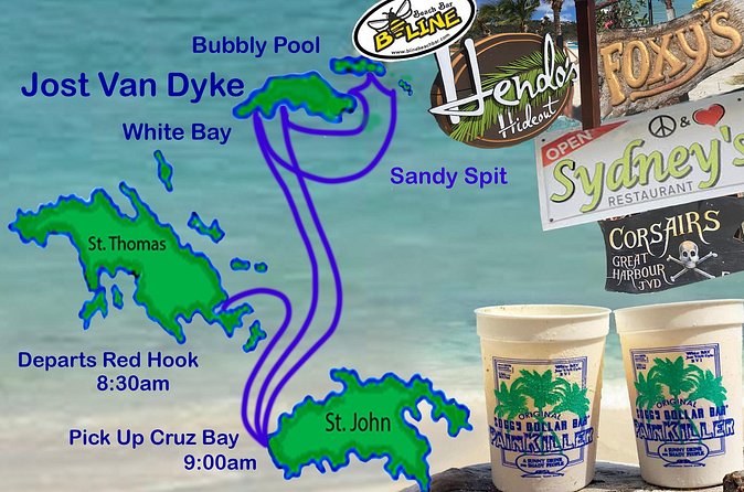 Jost Van Dyke - Funday! - Soggy Dollar Bar and White Bay