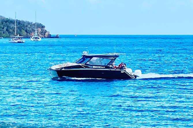 Luxury Catamaran Champagne Sunset Cruise - Charlotte Amalie harbor after dark