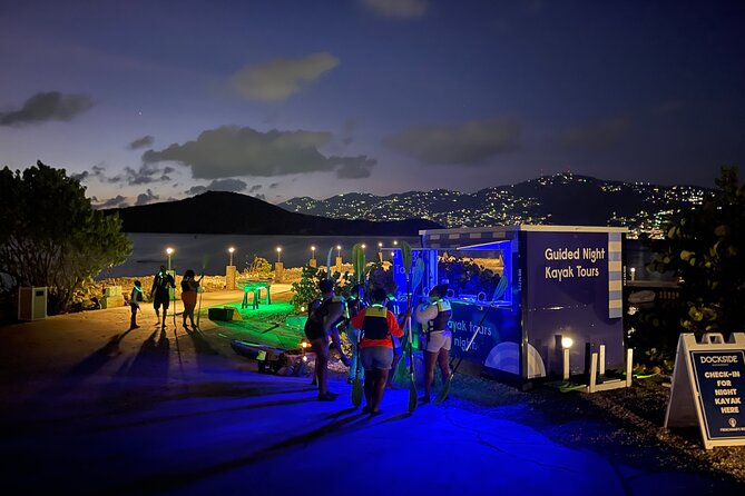 Night Kayak Tour St. Thomas - Westin Frenchman's Reef - Guides make the short trip work