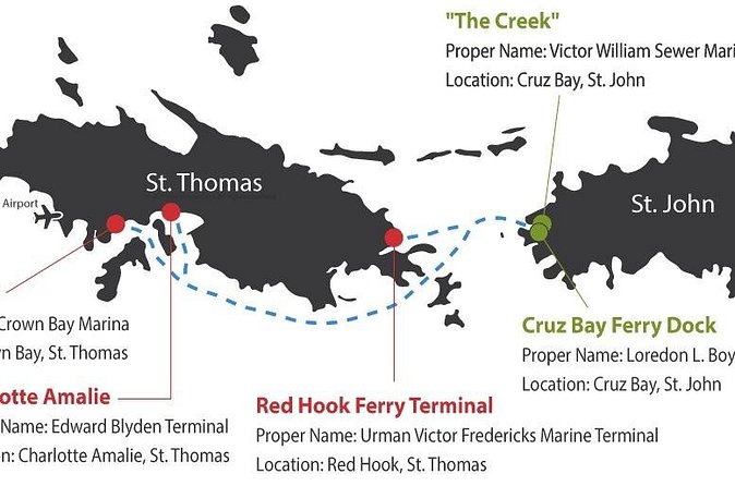 Paradise Taxi & Tours USVI- St. Thomas - Airport Transfer to Red Hook Ferry - Timing, tickets, and small details that matter