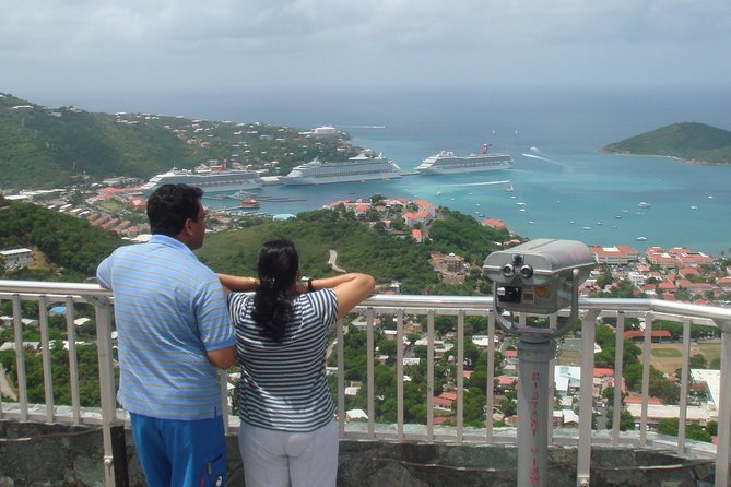 Paradise Taxi & Tours USVI-St.Thomas-Virgin Islands-Island Magen's Beach Tour - Drake’s Seat Gives You the Classic Magens Bay View
