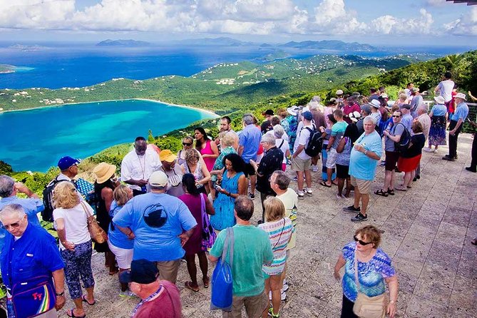 Paradise Taxi & Tours USVI - St. Thomas, Virgin Islands- Island Scenic Tour - Skyline Drive Overlook and Charlotte Amalie From Above