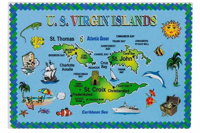 Paradise Taxi & Tours USVI - St. Thomas, Virgin Islands- Island Scenic Tour - Mountain Top and the Famous Magens Bay View