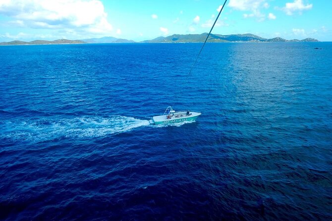 Parasail Experience in St Croix - The 10 to 12 minute flight above St. Croix