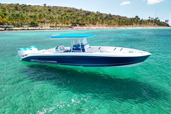 Private Full Day or Half Day Charter - 37' Midnight Express - Key points at a glance