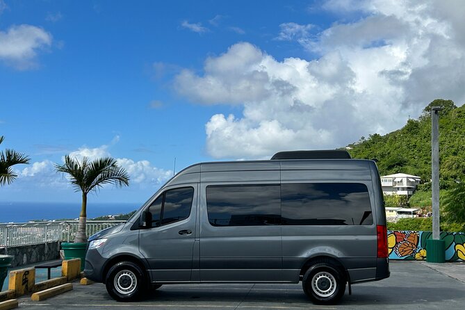 Private St. Thomas One Way Luxury Mercedes Van Limousine Service - Why a private van can make sense for 11 people