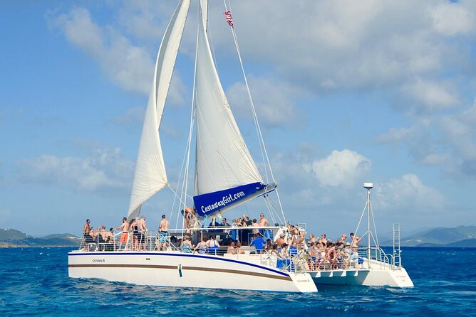 Sail Away on your Private 55-foot Catamaran Charter - Snacks, rum punch, and the ride home