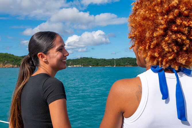 Sail Away on your Private 55-foot Catamaran Charter - The 45-minute sail to Buck Island