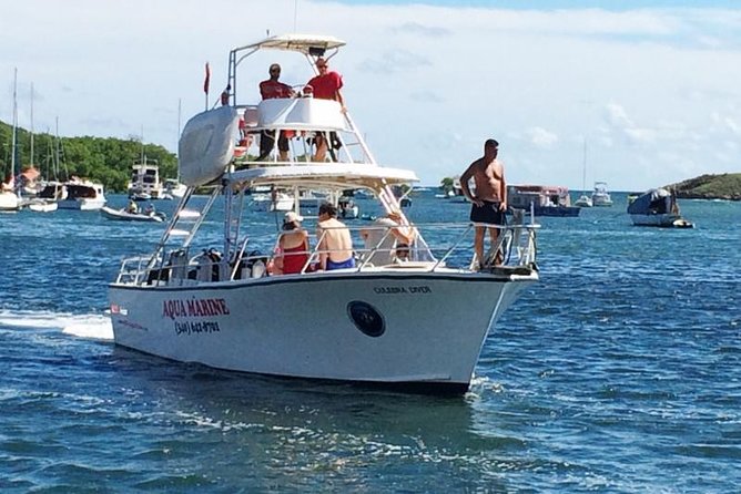 Snorkeling Adventure in St Thomas - Leaving Saga Haven Marina on a 42-foot boat