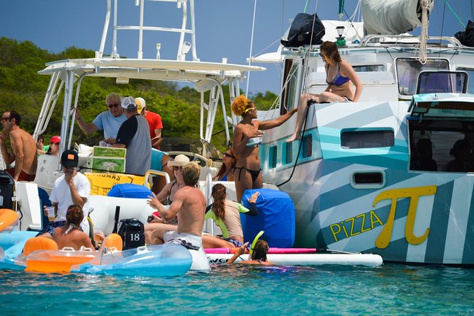 St. John PiZZA Pi Snorkel Sail with Beach Stop, Lunch & Open Bar - Westin - The open bar works best after snorkeling