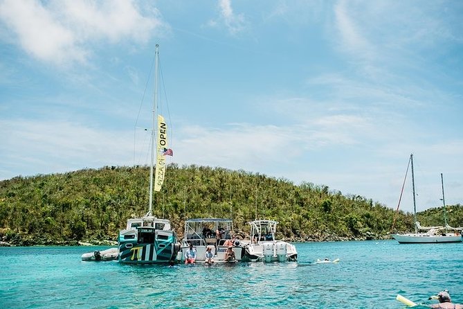 St. John PiZZA Pi Snorkel Sail with Beach Stop, Lunch & Open Bar - Westin - Two snorkeling stops, with plenty to see