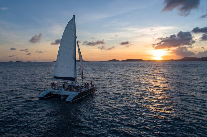 St. Thomas Dinner Sail to St. John with Open Bar & Hors D'oeuvres - Ritz-Carlton - Cocktails and hors d’oeuvres on the way to St. John