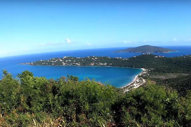 St. Thomas Island Tour with Mountain Top and Magens Bay Beach - Drake’s Seat is a classic Magens Bay photograph