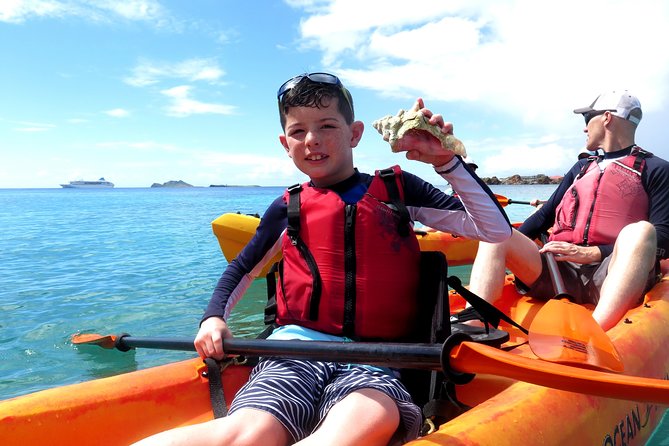 St Thomas Sea Turtle Snorkel Kayak Adventure Tour - A scenic transfer and walk to the beach
