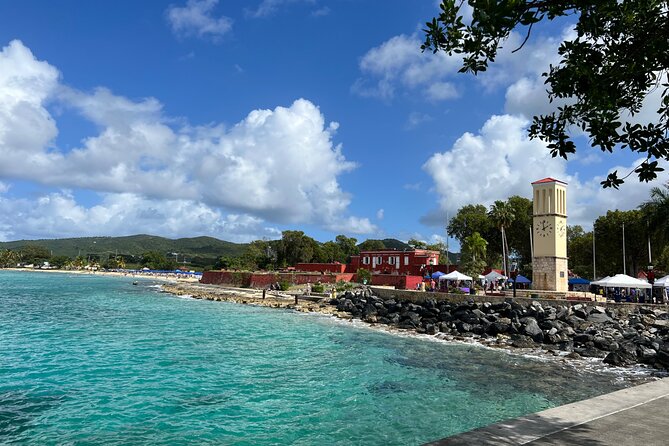The Frederiksted St. Croix Sea Turtles Snorkeling Tour - Entering from the rocky cove
