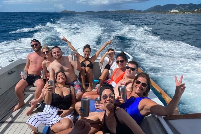 US Virgin Islands Island Hop & Food Boat Tour - Christmas Cove, reef, shipwreck, and Pizza Pi
